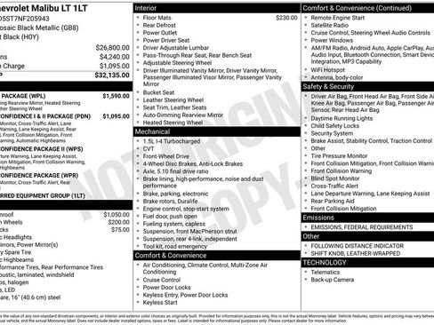 Used 2022 Chevrolet Malibu LT w/ Leather Package image 6