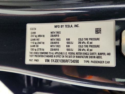 Used 2024 Tesla Model 3 Long Range AWD/4WD image 30