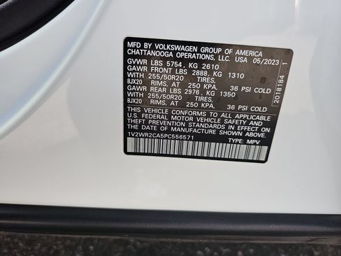 Used 2023 Volkswagen Atlas SE FWD image 9