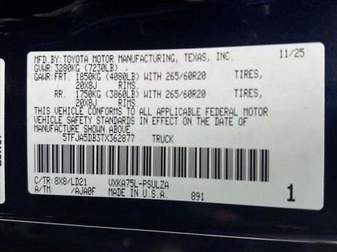 New 2026 Toyota Tundra Limited image 20