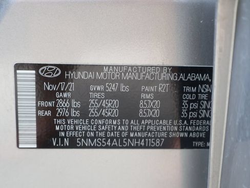 Used 2022 Hyundai Santa Fe Calligraphy FWD image 39