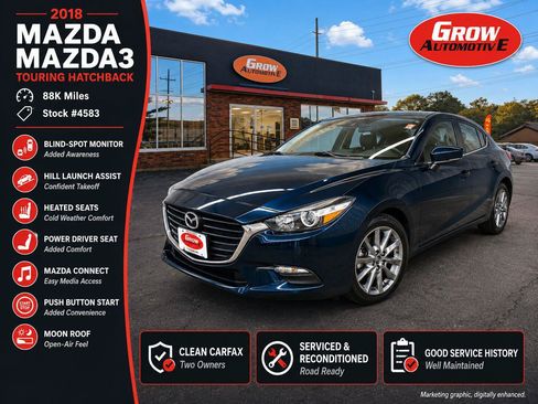 Used 2018 MAZDA MAZDA3 Touring FWD image 7