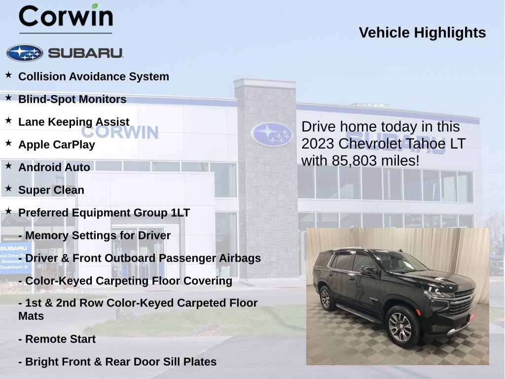 Used 2023 Chevrolet Tahoe LT w/ Luxury Package AWD/4WD image 6