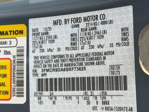 New 2025 Ford Bronco Sport Badlands w/ Badlands Tech Package AWD/4WD image 33
