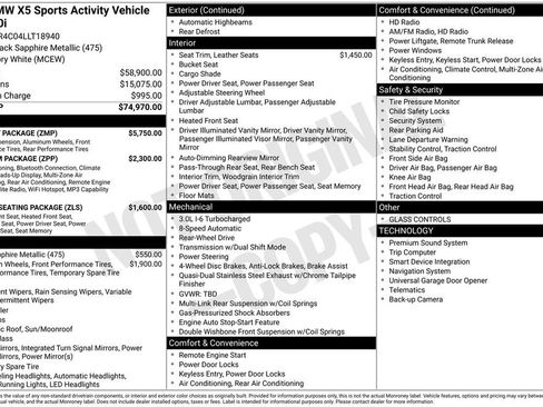 Used 2020 BMW X5 sDrive40i w/ M Sport Package image 6