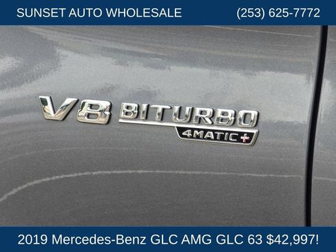 Used 2019 Mercedes-Benz GLC 63 AMG 4MATIC Coupe w/ Parking Assist Package image 29