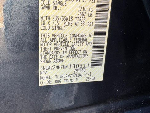 Used 2017 Nissan Murano SL w/ SL Technology Package image 25