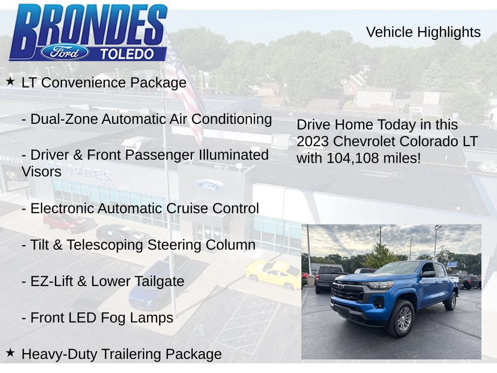 Used 2023 Chevrolet Colorado LT w/ LT Convenience Package II AWD/4WD image 22
