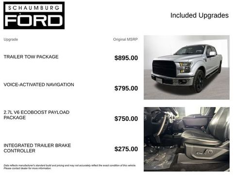 Used 2016 Ford F150 Lariat w/ Trailer Tow Package image 4