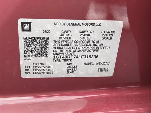 Used 2020 GMC Sierra 2500 Denali w/ Snow Plow Prep/Camper Package image 35