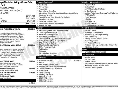 Certified 2021 Jeep Gladiator Willys image 35
