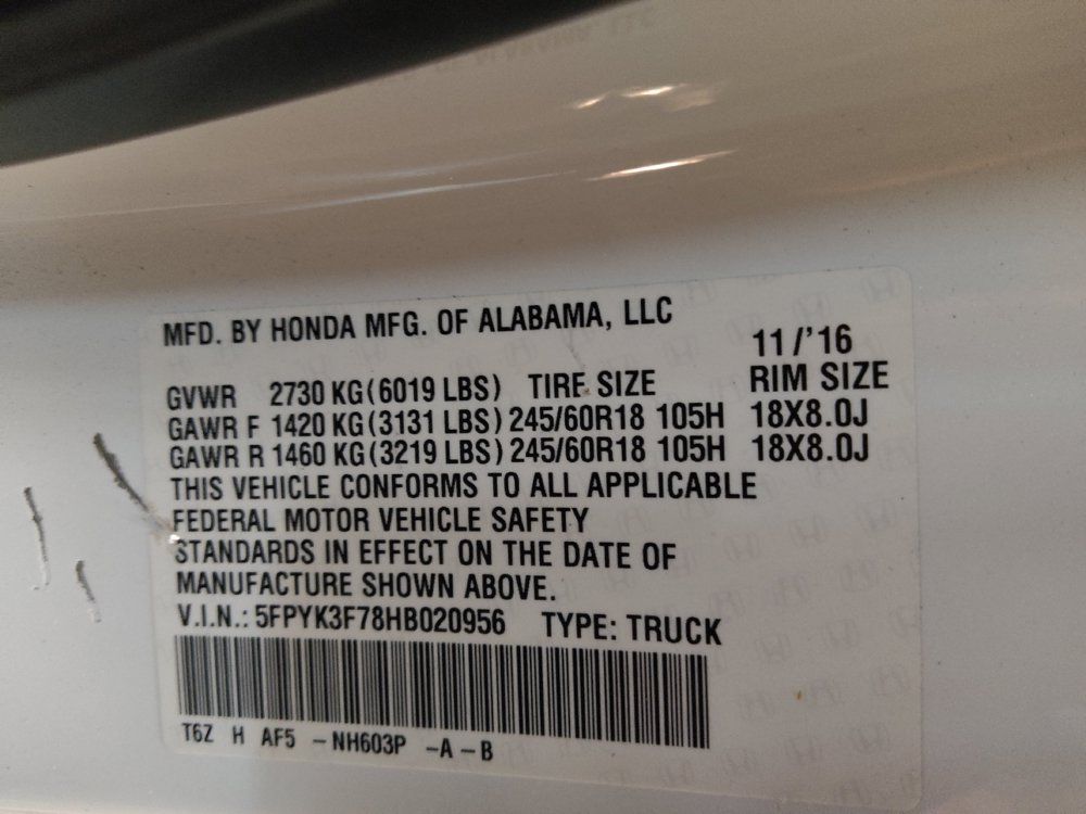 Used 2017 Honda Ridgeline RTL-E image 33
