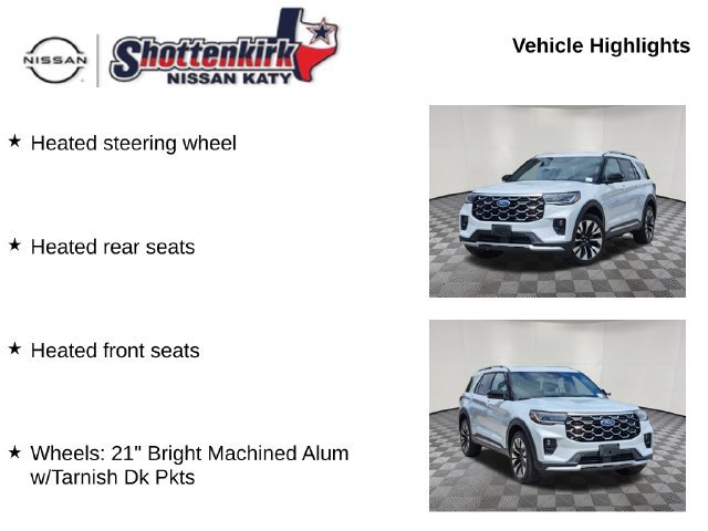 Used 2025 Ford Explorer Platinum w/ LUX Leather Package AWD/4WD image 25