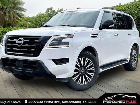 Used 2023 Nissan Armada SL w/ Midnight Edition Package RWD image 1