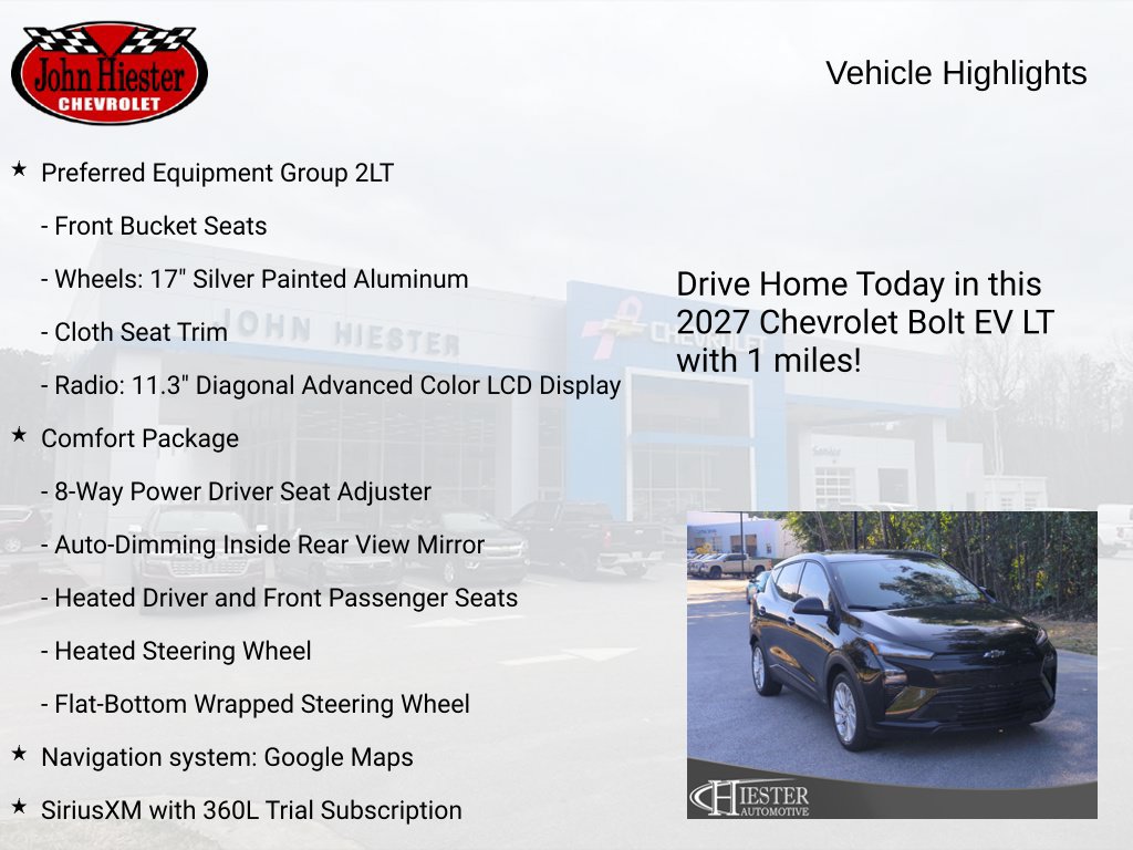 New 2027 Chevrolet Bolt LT w/ Comfort Package FWD image 5