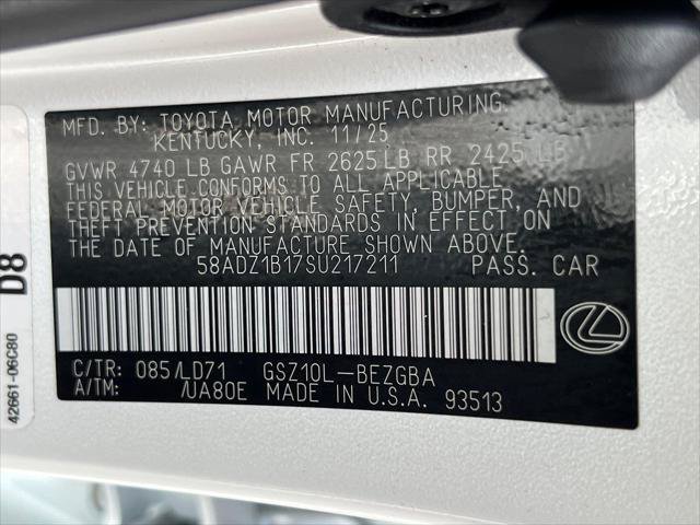 Certified 2025 Lexus ES 350 w/ Premium Package FWD image 34