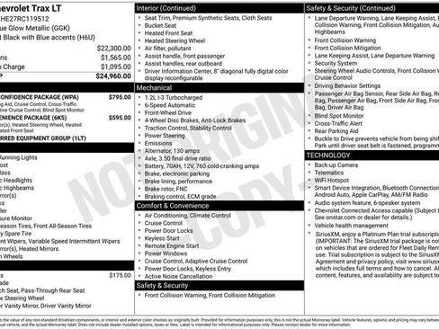 Used 2024 Chevrolet Trax LT w/ Driver Confidence Package FWD image 11