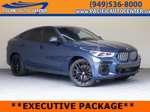 Used 2022 BMW X6 M50i w/ Executive Package image 1