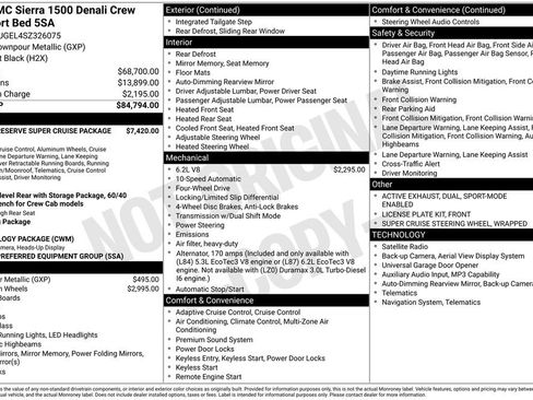Certified 2025 GMC Sierra 1500 Denali AWD/4WD image 37