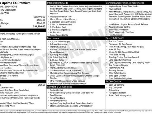 Used 2020 Kia Optima Premium image 6