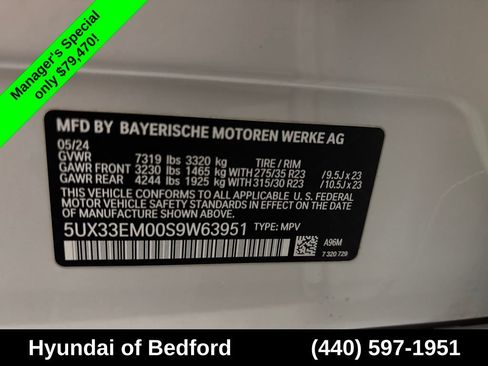 Used 2025 BMW X7 M60i AWD/4WD image 13
