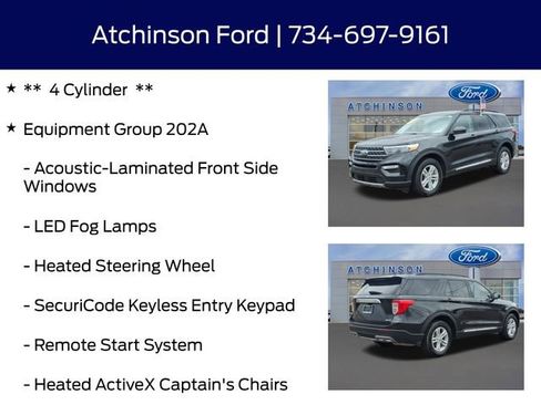 Certified 2023 Ford Explorer XLT w/ Equipment Group 202A image 12