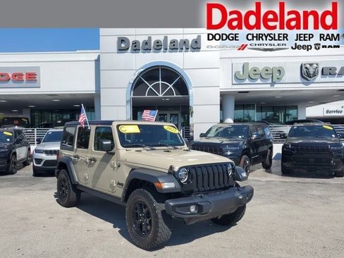 Certified 2022 Jeep Wrangler Unlimited Sport image 1