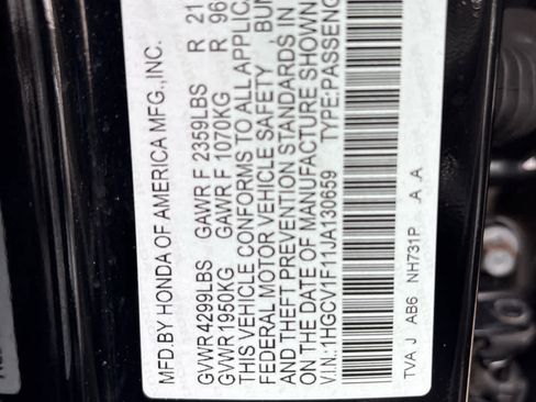 Used 2018 Honda Accord LX image 37