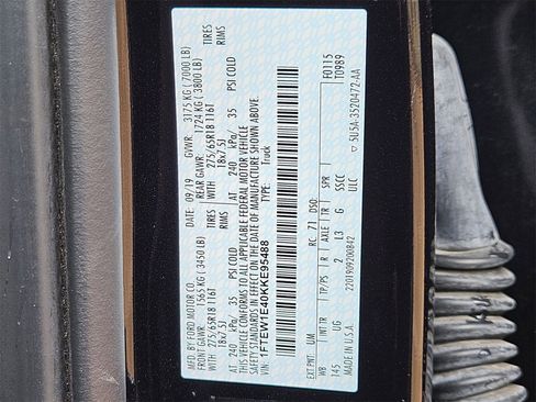 Certified 2019 Ford F150 XLT w/ Equipment Group 302A Luxury image 33