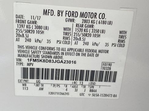 Used 2018 Ford Explorer XLT w/ Equipment Group 202A image 36