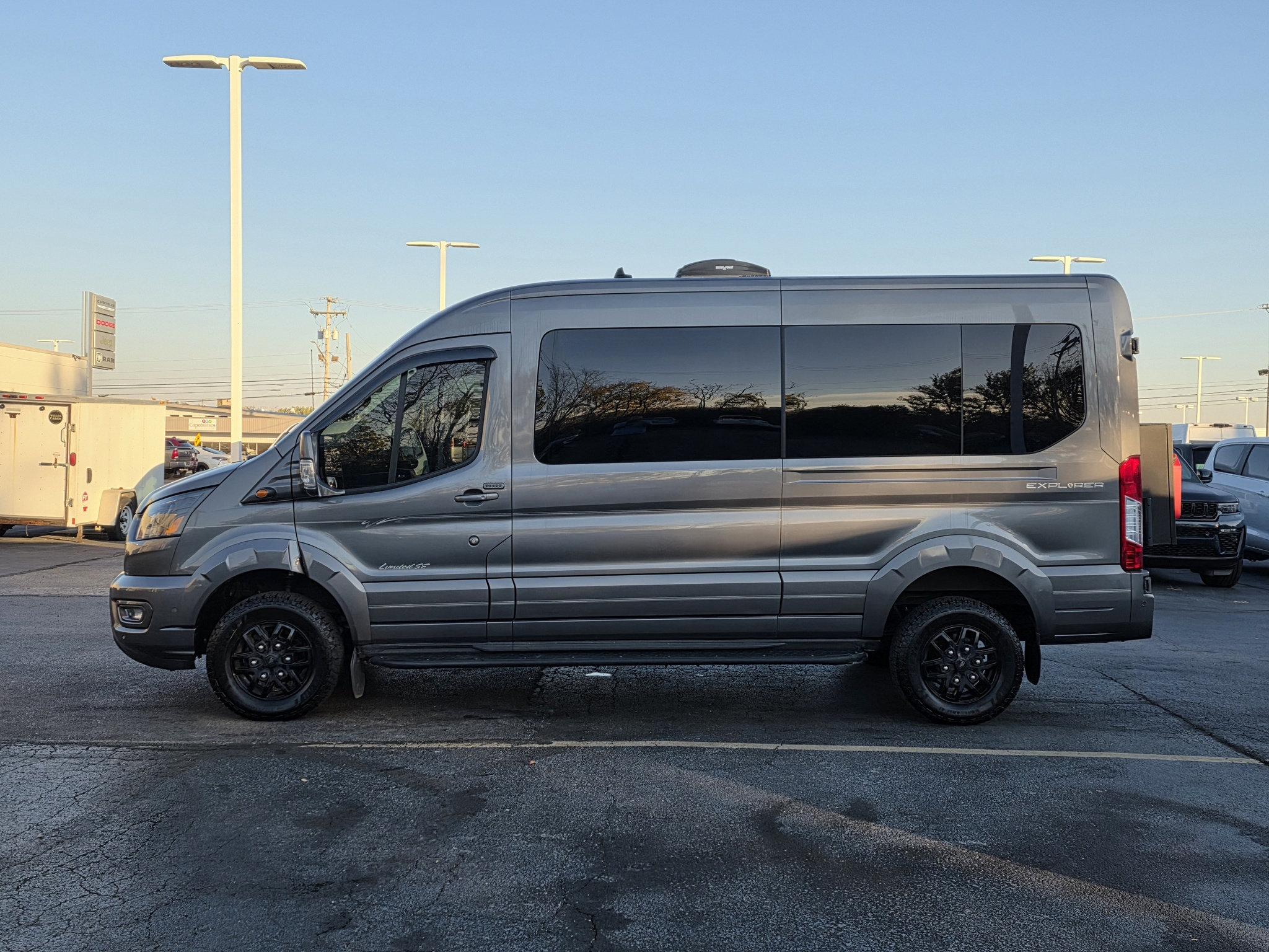 Used 2023 Ford Transit 350 Medium Roof AWD w/ Transit Trail Package image 11
