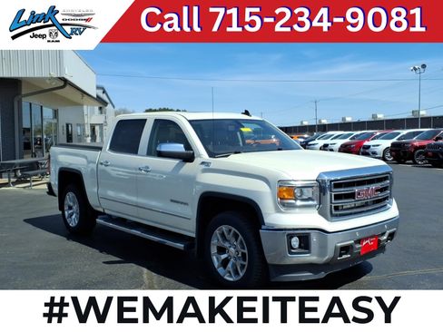 Used 2015 GMC Sierra 1500 SLT w/ SLT Crew Cab Value Package AWD/4WD image 1