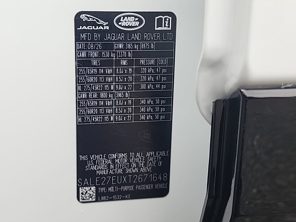 New 2026 Land Rover Defender 110 X-Dynamic SE AWD/4WD image 30