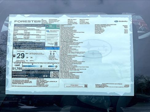 New 2026 Subaru Forester image 21