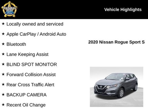 Used 2020 Nissan Rogue Sport S image 2