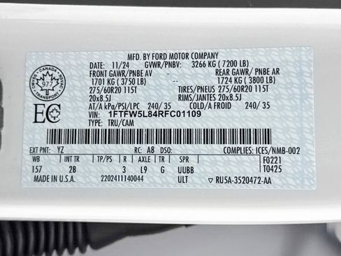 Used 2024 Ford F150 Lariat w/ Bed Utility Package image 38