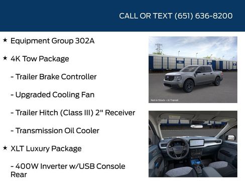 New 2025 Ford Maverick XLT w/ XLT Luxury Package image 5