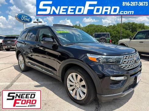 Used 2022 Ford Explorer Limited w/ Hybrid Equipment Group 310A RWD image 1
