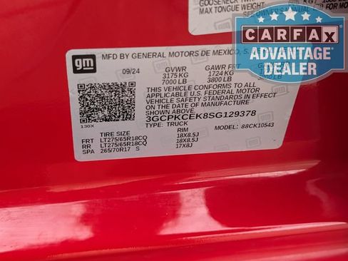 Certified 2025 Chevrolet Silverado 1500 Custom Trail Boss AWD/4WD image 35