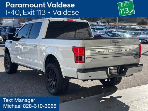 Used 2020 Ford F150 Platinum w/ Equipment Group 701A Luxury image 2