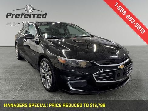 Certified 2018 Chevrolet Malibu Premier w/ Premier Sun and Wheel Package image 1
