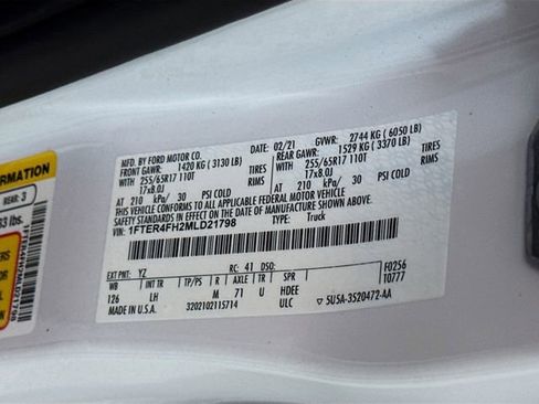 Used 2021 Ford Ranger XLT w/ Equipment Group 302A High image 30