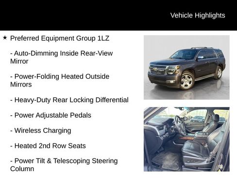 Used 2015 Chevrolet Tahoe LTZ w/ Max Trailering Package AWD/4WD image 11