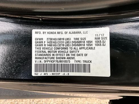 Used 2018 Honda Ridgeline RTL-E image 35