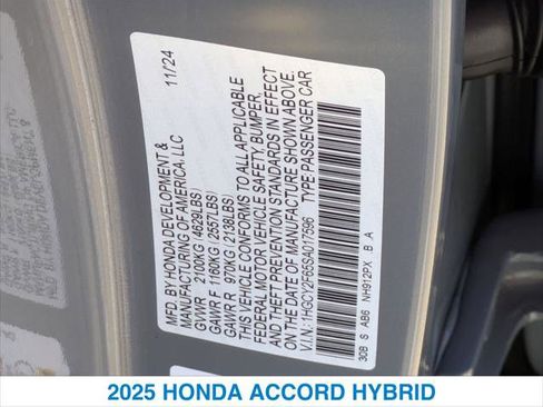Certified 2025 Honda Accord EX-L image 26