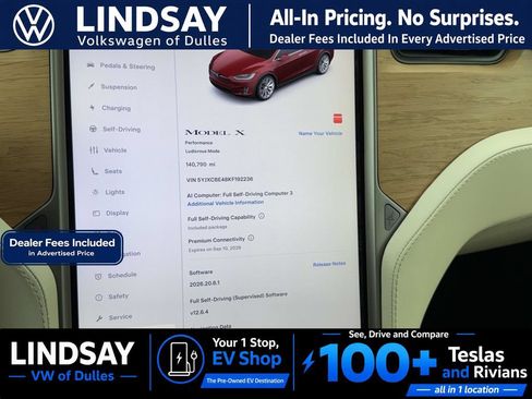Used 2019 Tesla Model X Performance AWD/4WD image 23