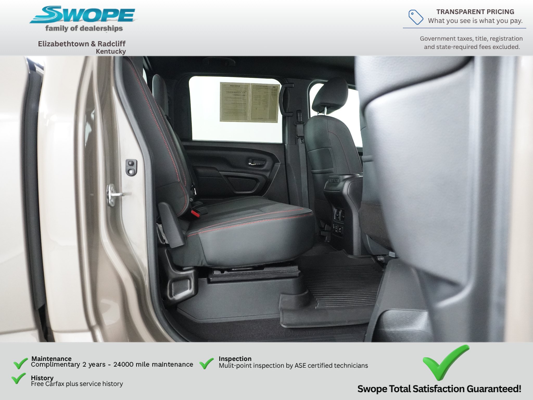 Used 2023 Nissan Titan PRO-4X w/ Off Road Protection Package AWD/4WD image 9