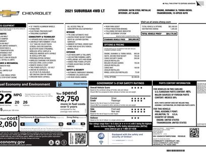 Used 2021 Chevrolet Suburban LT