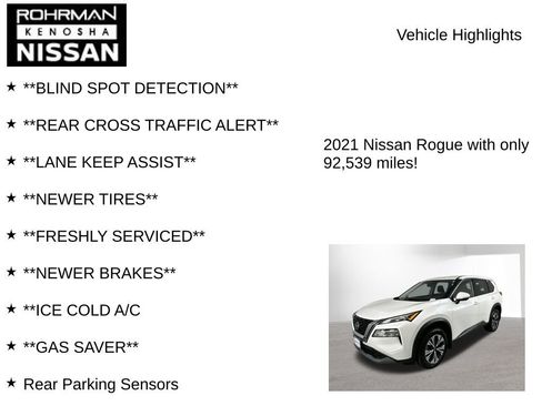 Used 2021 Nissan Rogue SV AWD/4WD image 7