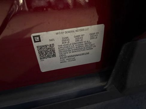 Certified 2022 Chevrolet Bolt LT FWD image 15